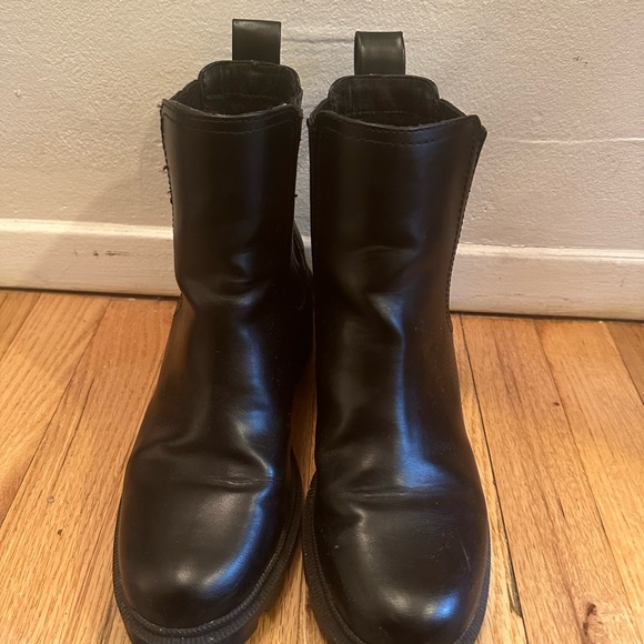 Chelsea Lug Boots with Block Heel - Picture 5 of 5